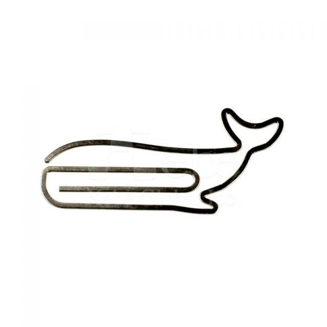 鯨魚造型迴紋夾