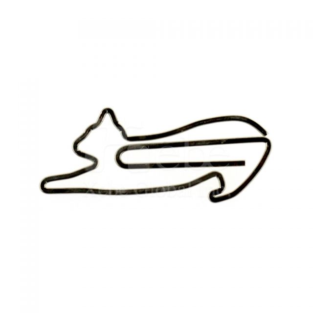 伸懶腰貓咪造型迴紋夾
