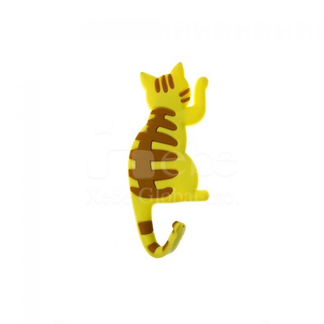 虎斑貓長尾造型磁鐵掛勾 造型禮品
