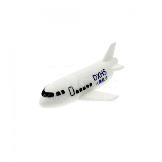 純白飛機造型隨身碟 軟膠製作推薦