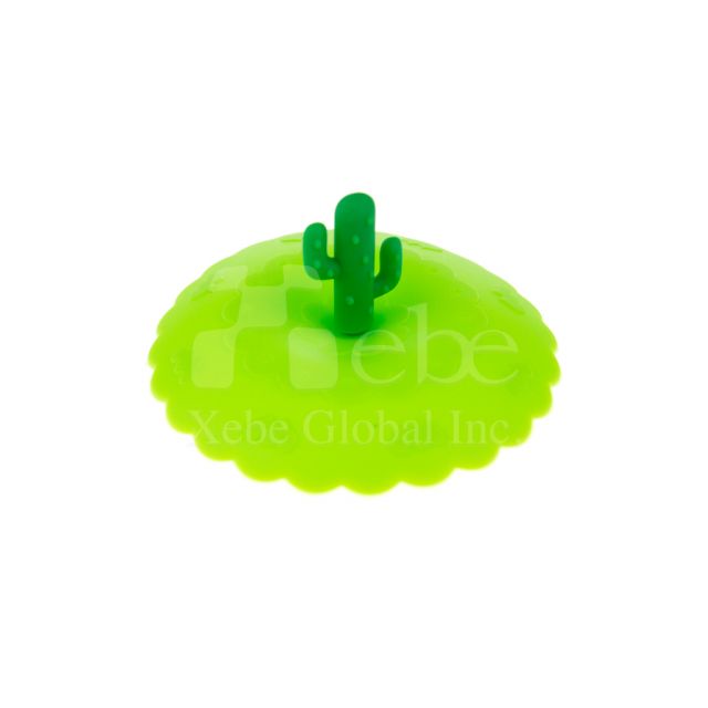 3D綠色仙人掌造型杯蓋