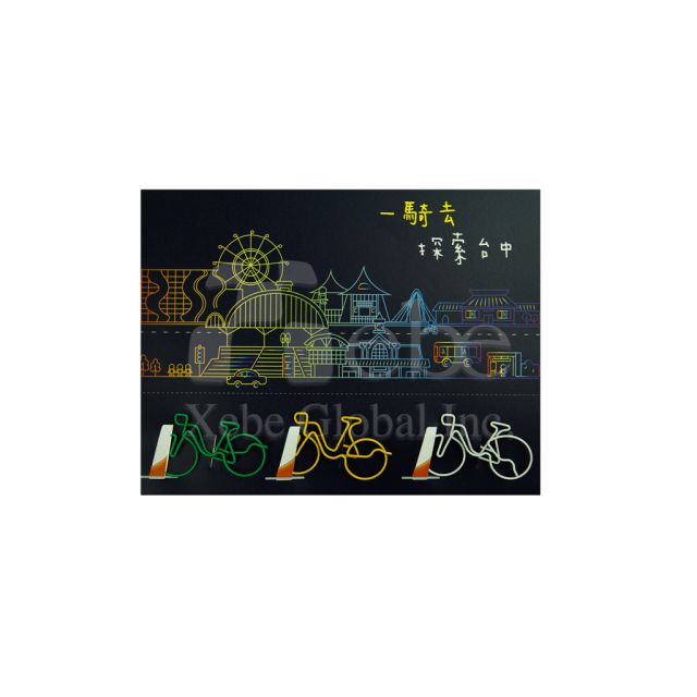 城市腳踏車造型迴紋針