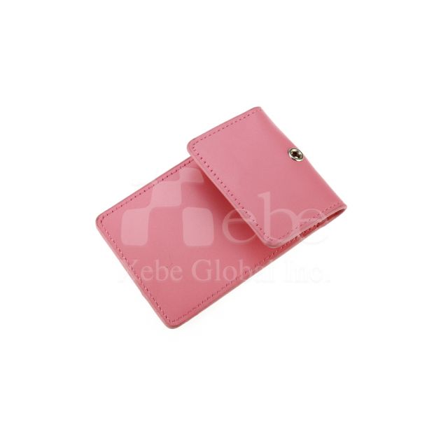 粉色多層卡片夾