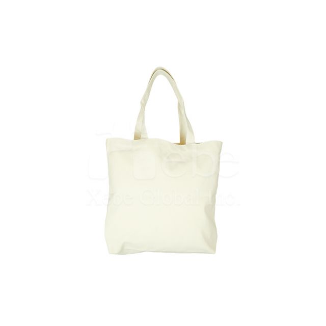簡約白手提客製化環保購物袋