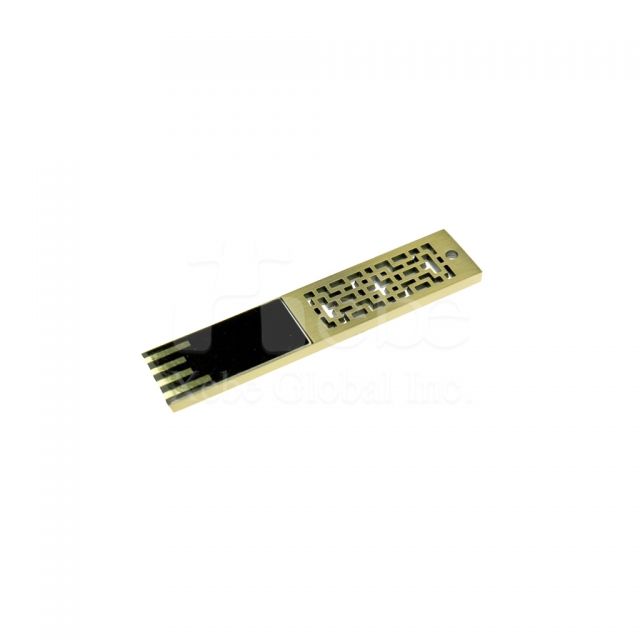 金色雕花金屬USB隨身碟