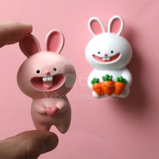 愛心兔兔客製化造型磁鐵