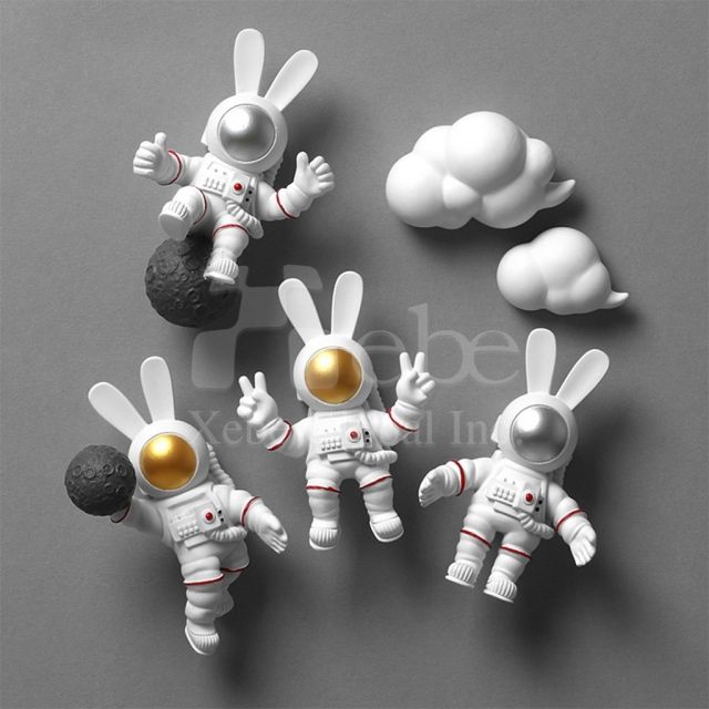 客製化太空兔創意造型磁鐵