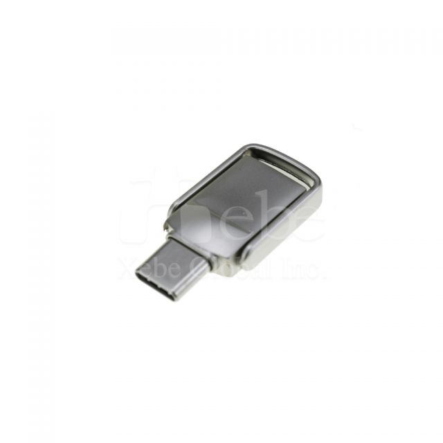 高級金屬黑銀色USB3.0隨身碟