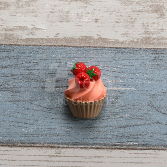 客製化草莓杯子蛋糕造型磁鐵