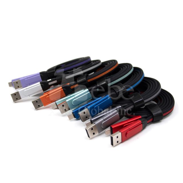 紅色多功能客製化USB充電線