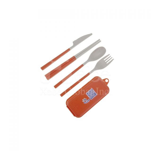 客製化logo小麥環保餐具組