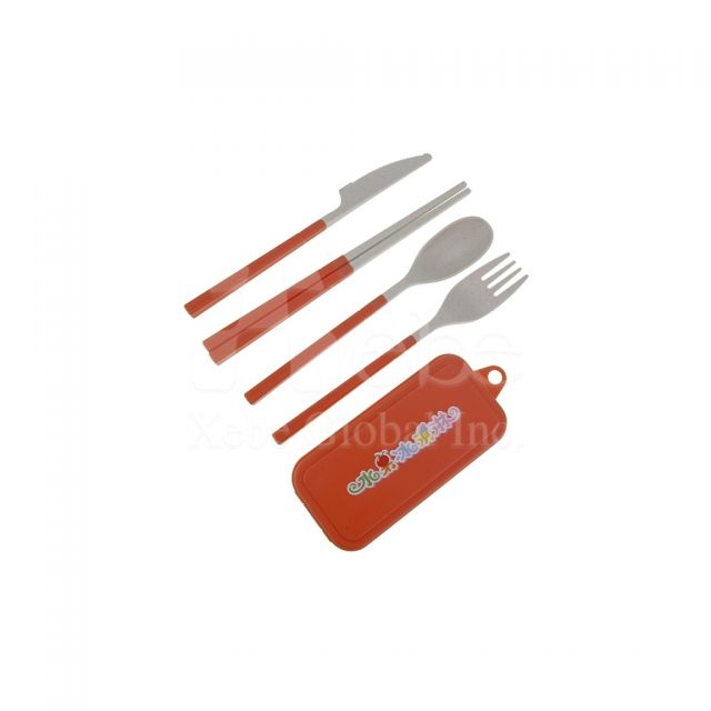客製化logo小麥環保餐具組