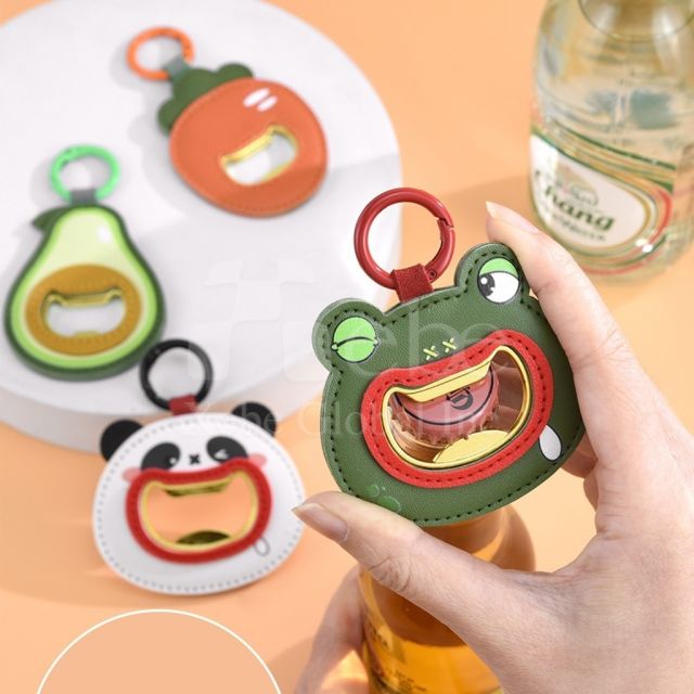 青蛙造型開瓶器 皮革開瓶器吊飾