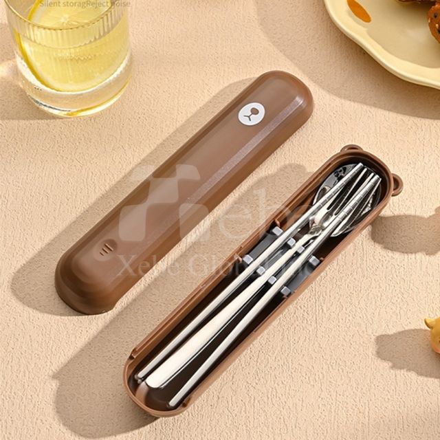 客製化小熊不鏽鋼環保餐具組