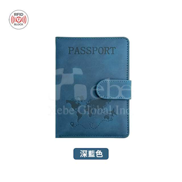 深藍色護照套客製化