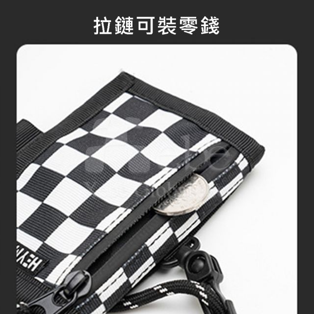 黑色卡套零錢包