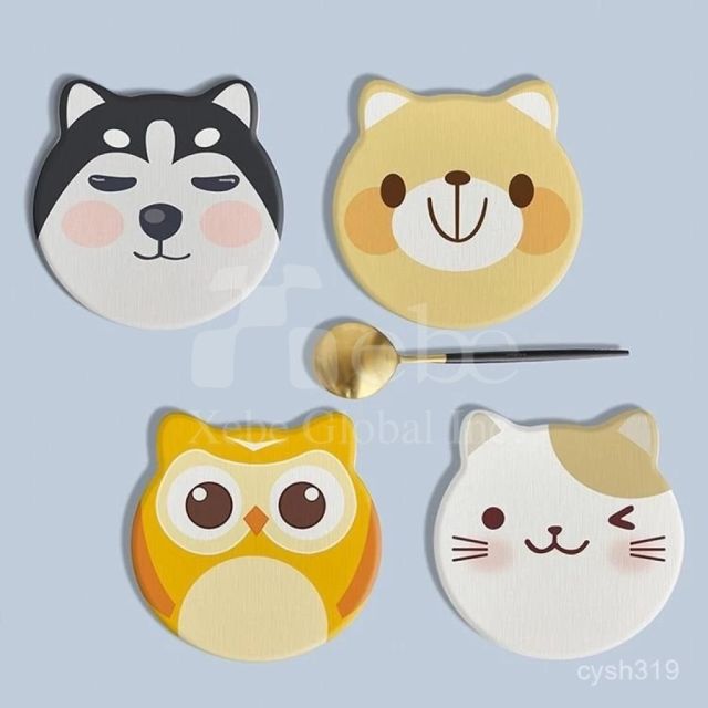 小狐狸珪藻土杯墊製作