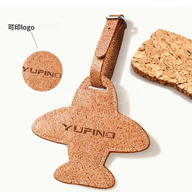 環保軟木造型行李牌 企業禮贈品