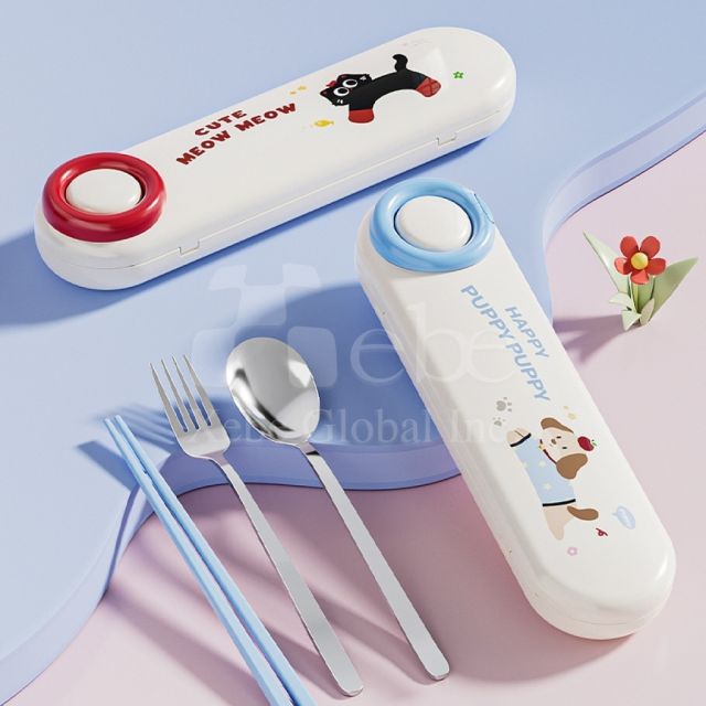 不鏽鋼環保餐具組印刷