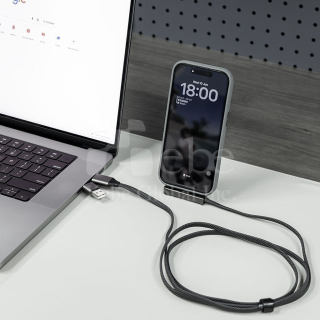 客製化多功能支架快充充電線