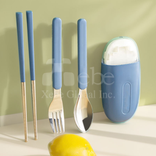 簡約膠囊環保餐具組客製