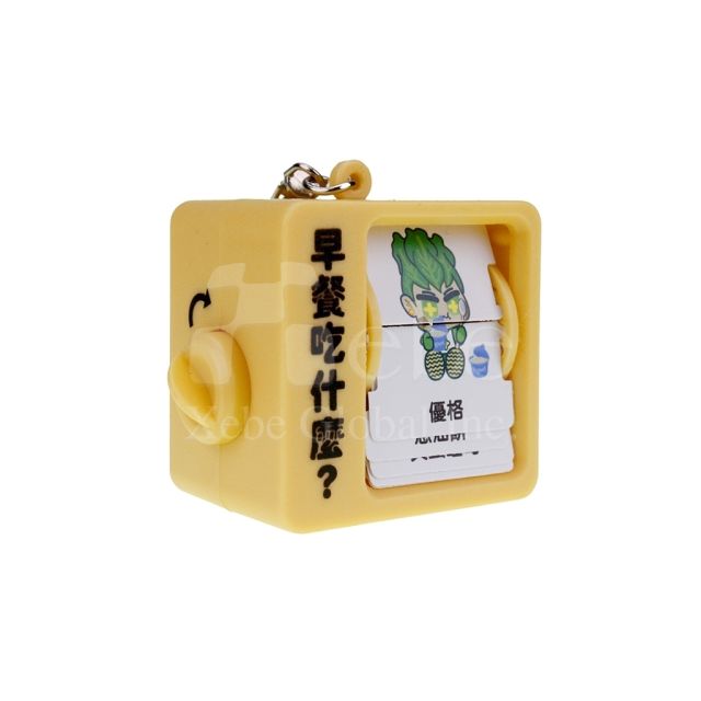 客製化翻翻動畫機吊飾鑰匙圈