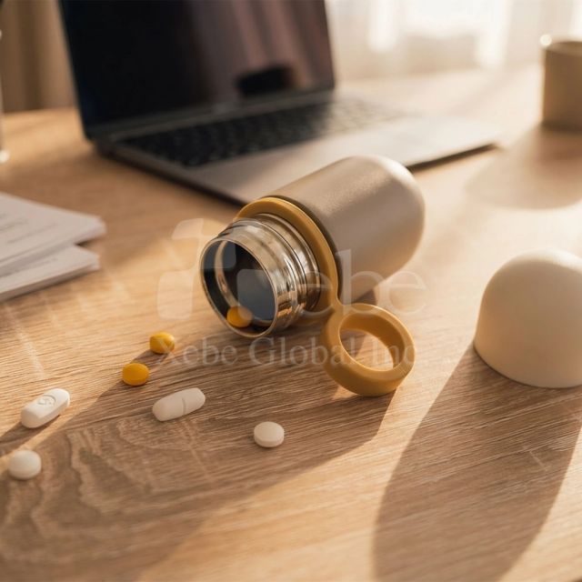不鏽鋼膠囊口袋保溫杯
